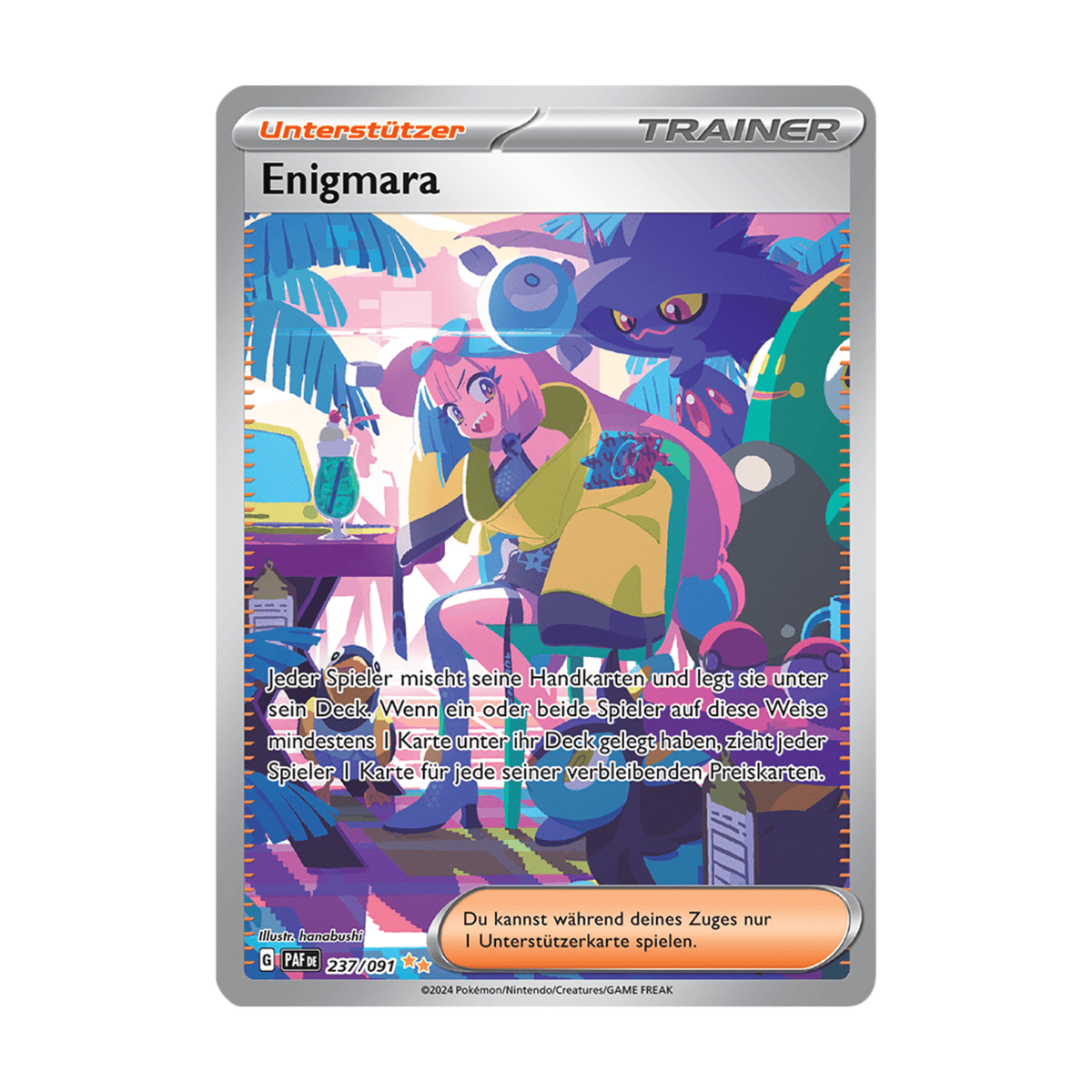 Enigmara 237/091 Paldeas Schicksale SAR - SparkLeaf TCG