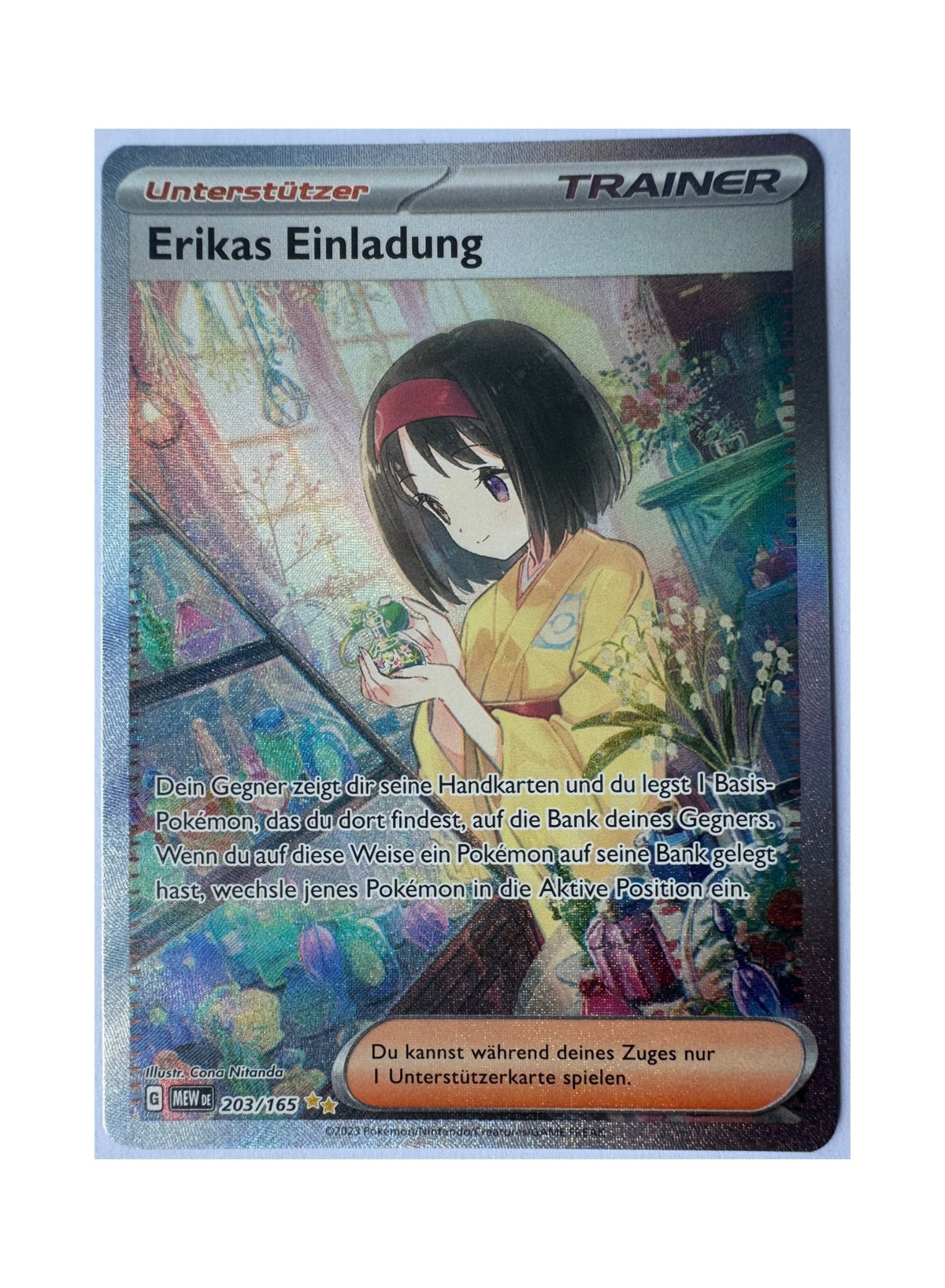 Erikas Invitation 203/165 Pokemon 151 SAR - SparkLeaf TCG