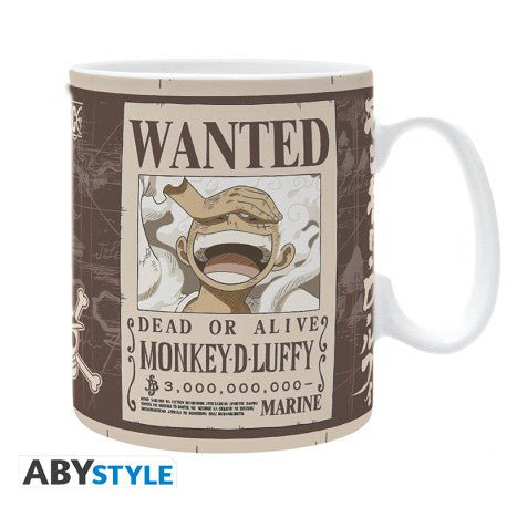 One Piece Mug (460ml) - Luffy Wanted - SparkLeaf TCG