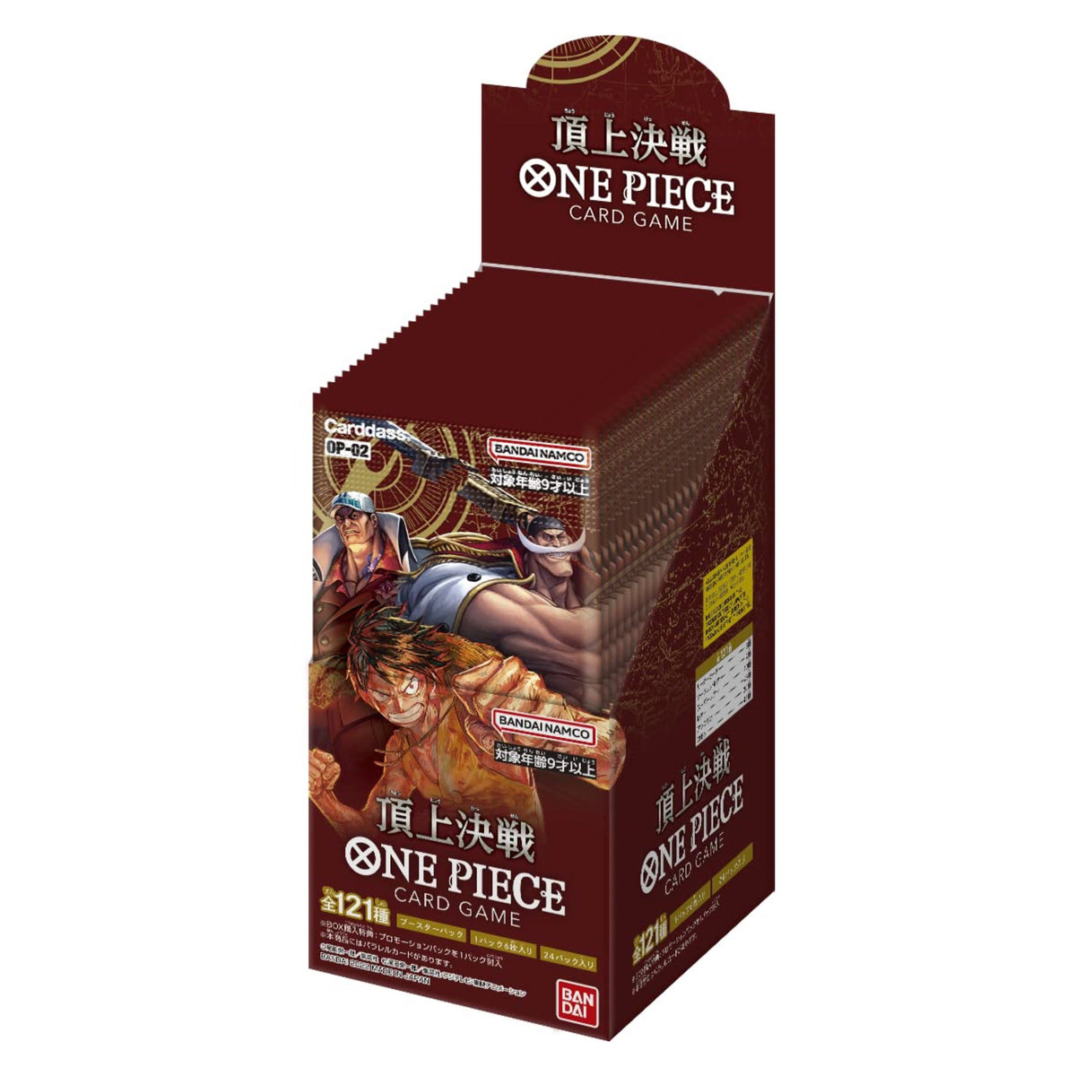 One Piece Paramount War OP - 02 Booster Display - SparkLeaf TCG