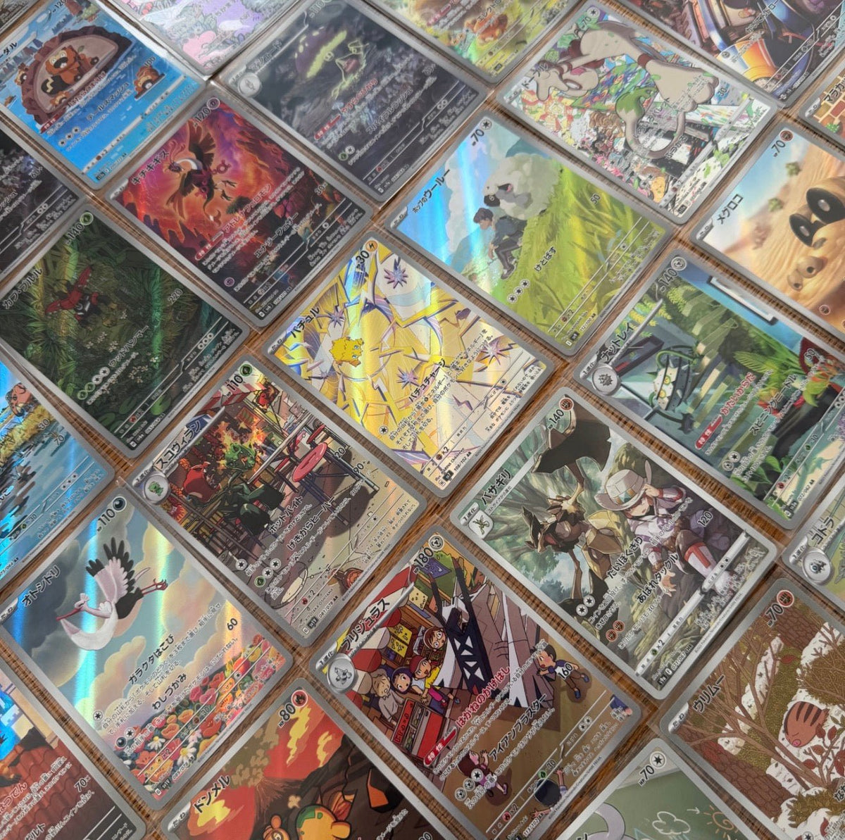 Pokémon 100x Art Rare (AR) & CHR Cards Japanese Lot - SparkLeaf TCG