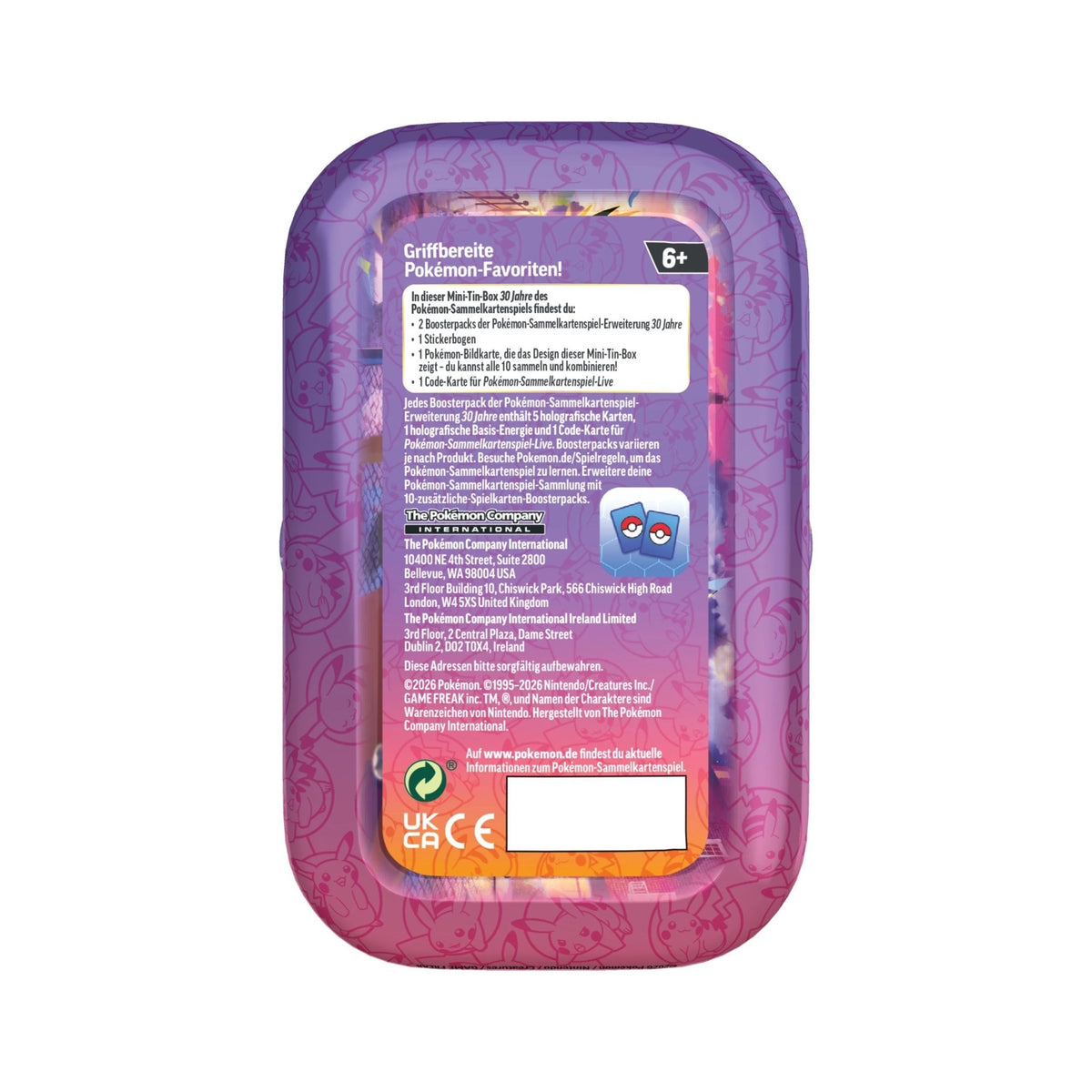 Pokémon - 30th Celebration Mini Tin - SparkLeaf TCG