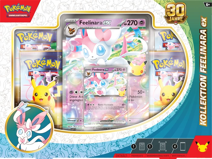 Pokémon - 30th Celebration Sylveon ex Box - SparkLeaf TCG