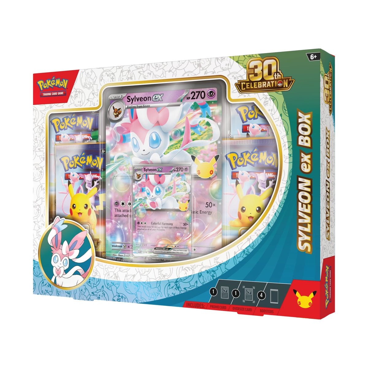 Pokémon - 30th Celebration Sylveon ex Box - SparkLeaf TCG