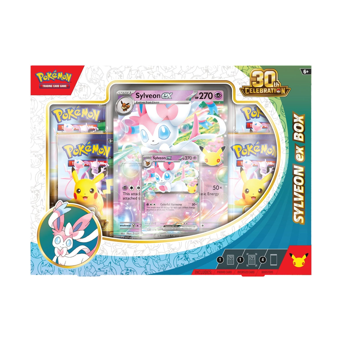 Pokémon - 30th Celebration Sylveon ex Box - SparkLeaf TCG