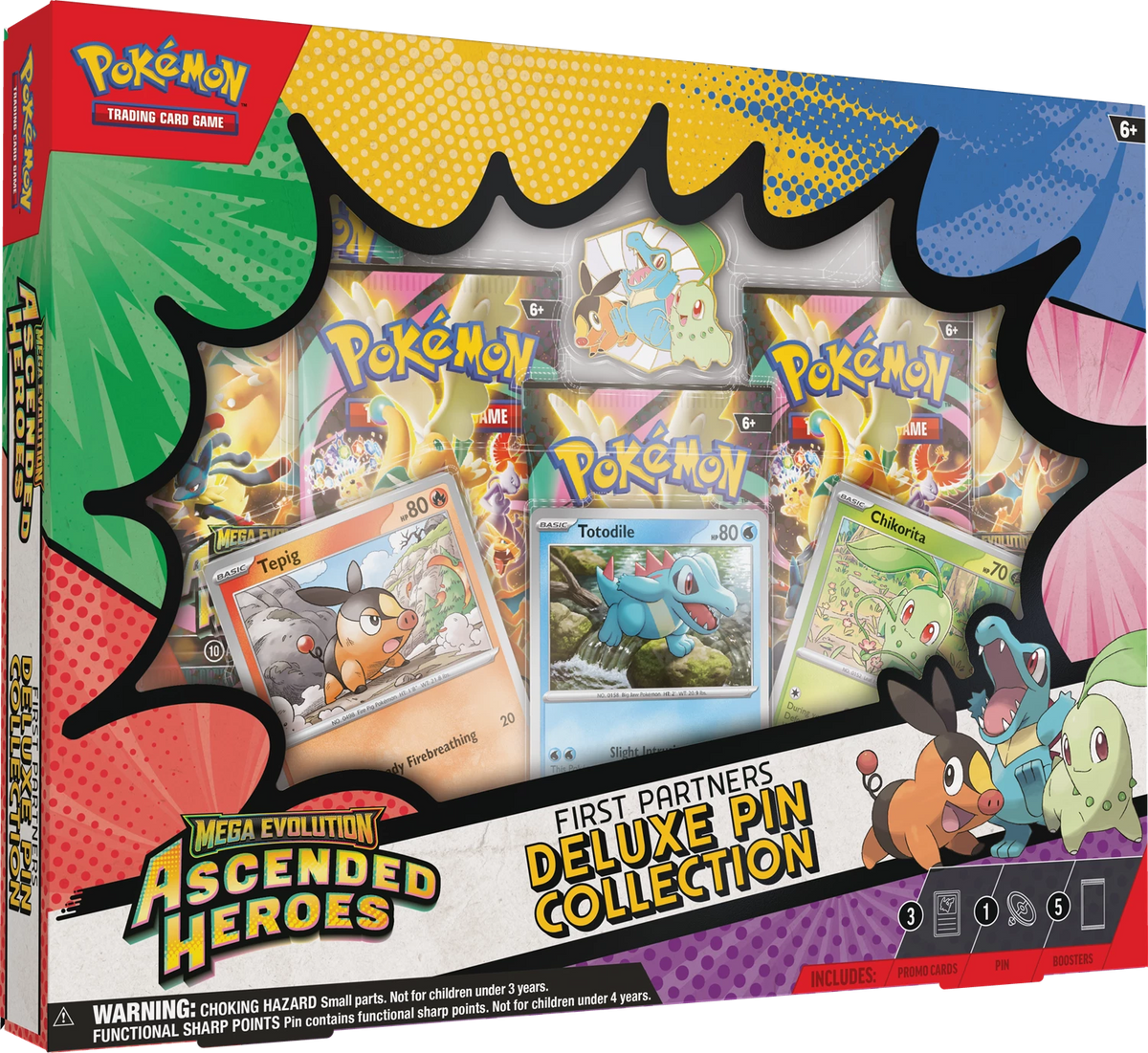 Pokémon - Ascended Heroes First Partners Deluxe Pin Collection - EN - SparkLeaf TCG