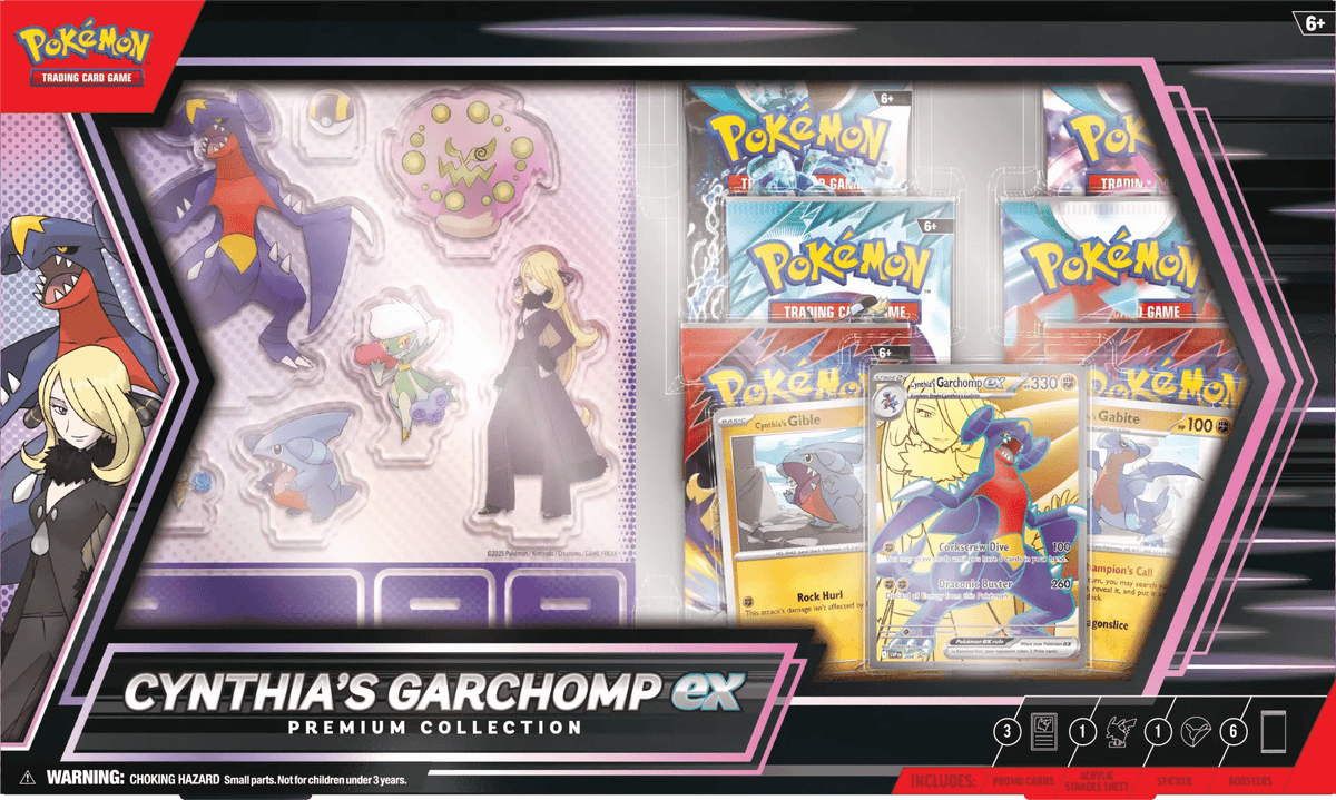 Pokémon - Cynthia's Garchomp ex Premium Collection - EN - SparkLeaf TCG
