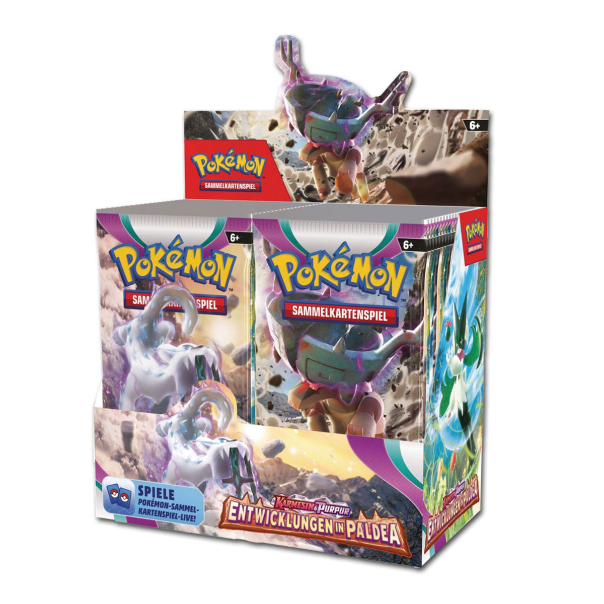 Pokémon - Entwicklungen in Paldea Booster Display Sealed Case - DE - SparkLeaf TCG