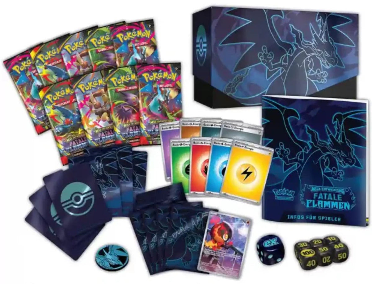 Pokémon - Fatale Flammen Top Trainer Box (TTB) - DE - SparkLeaf TCG