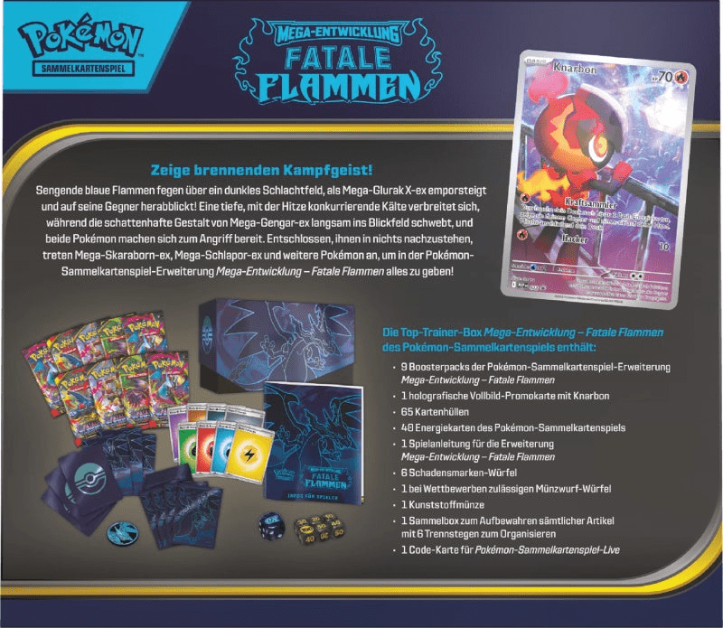 Pokémon - Fatale Flammen Top Trainer Box (TTB) - DE - SparkLeaf TCG