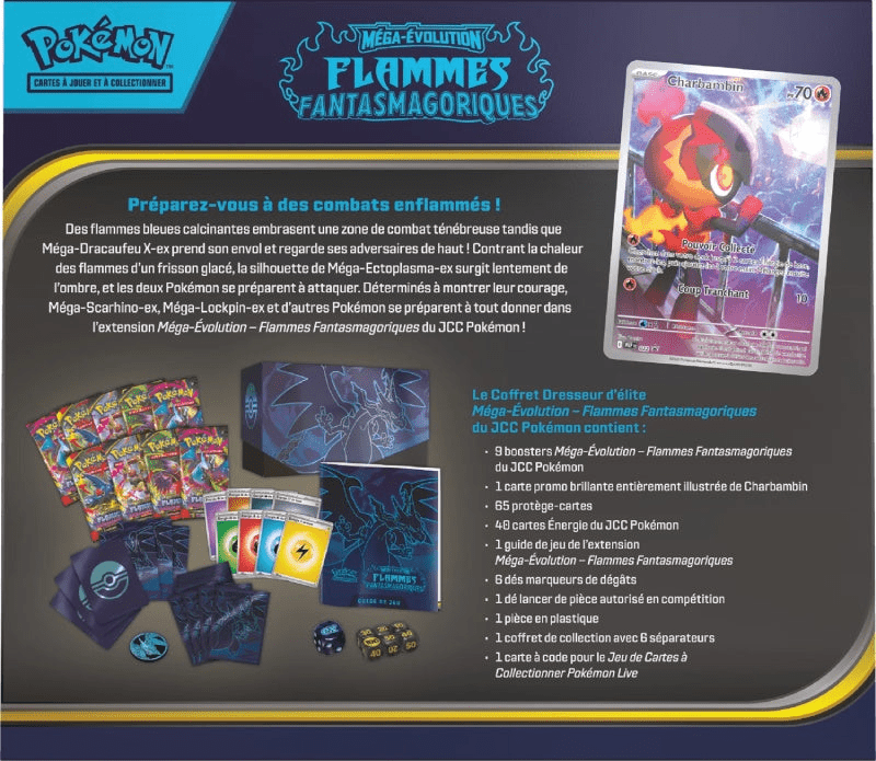 Pokémon - Flammes Fantasmagoriques Coffret Dresseur D'Élite - FR - SparkLeaf TCG