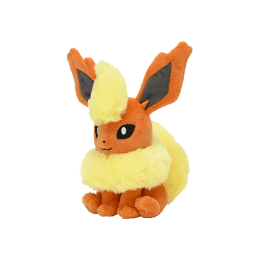 Pokemon Flareon Plushy 136 - Sitting Cuties - SparkLeaf TCG