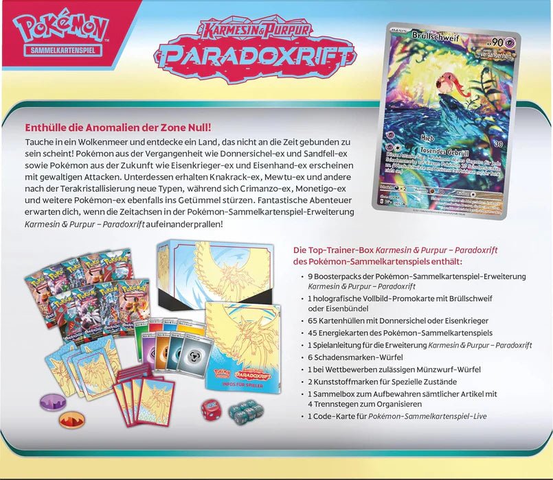 Pokémon - Paradoxrift Top Trainer Box (TTB) - DE - SparkLeaf TCG