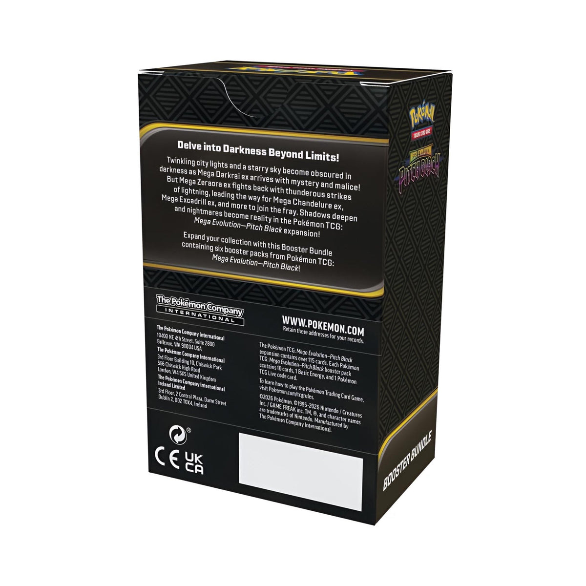 Pokémon - Pitch Black Booster Bundle (25x) Sealed Master Case - SparkLeaf TCG