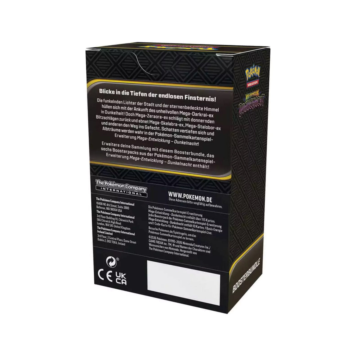 Pokémon - Pitch Black Booster Bundle (25x) Sealed Master Case - SparkLeaf TCG
