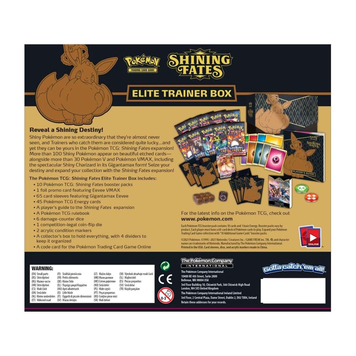 Pokémon - Shining Fates Elite Trainer Box (ETB) - EN - SparkLeaf TCG