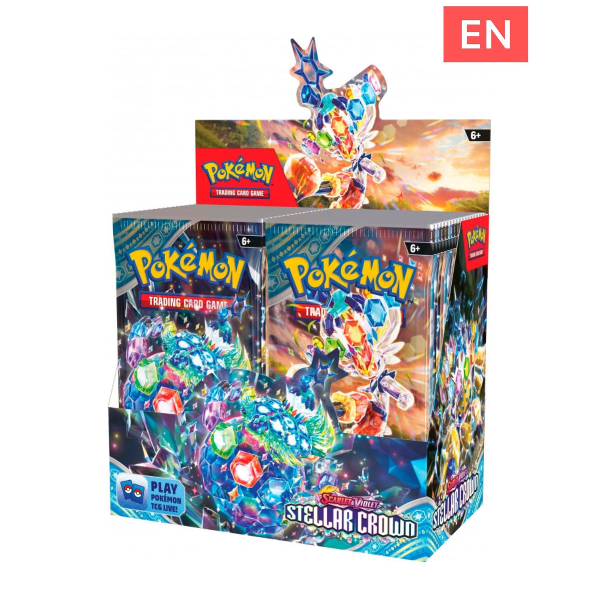 Pokémon - Stellar Crown Booster Display - EN - SparkLeaf TCG