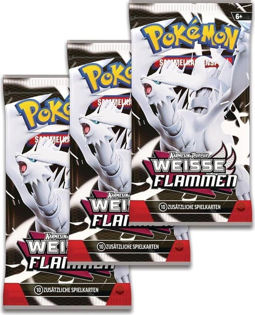 Pokémon - Weisse Flammen Tech Sticker Kollektion - DE - SparkLeaf TCG