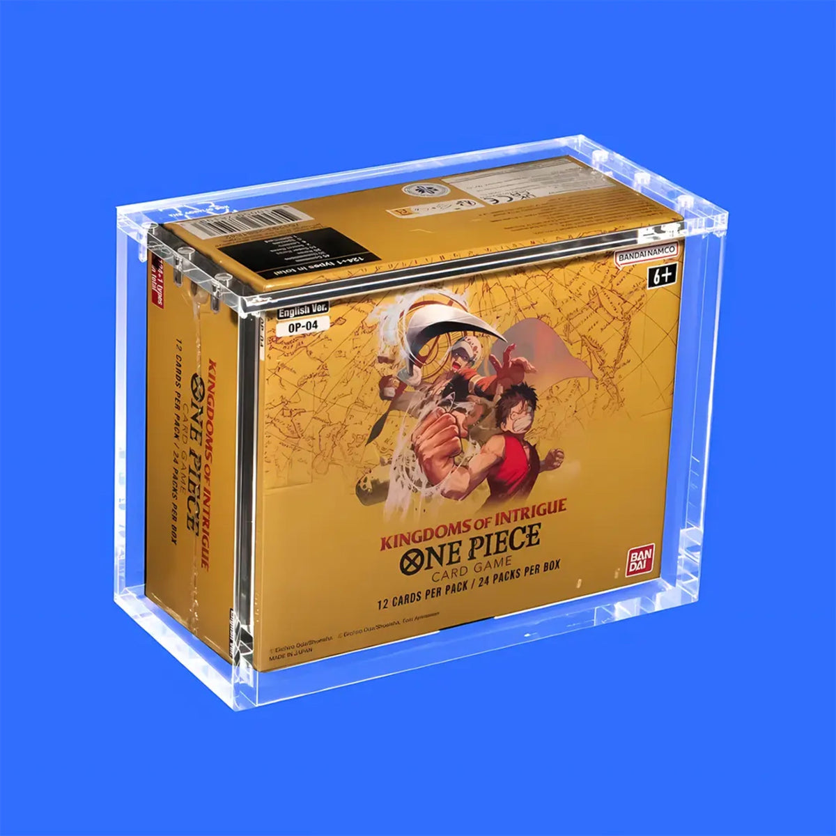 The Acrylic Box - One Piece Display Case (Set 4+) - SparkLeaf TCG