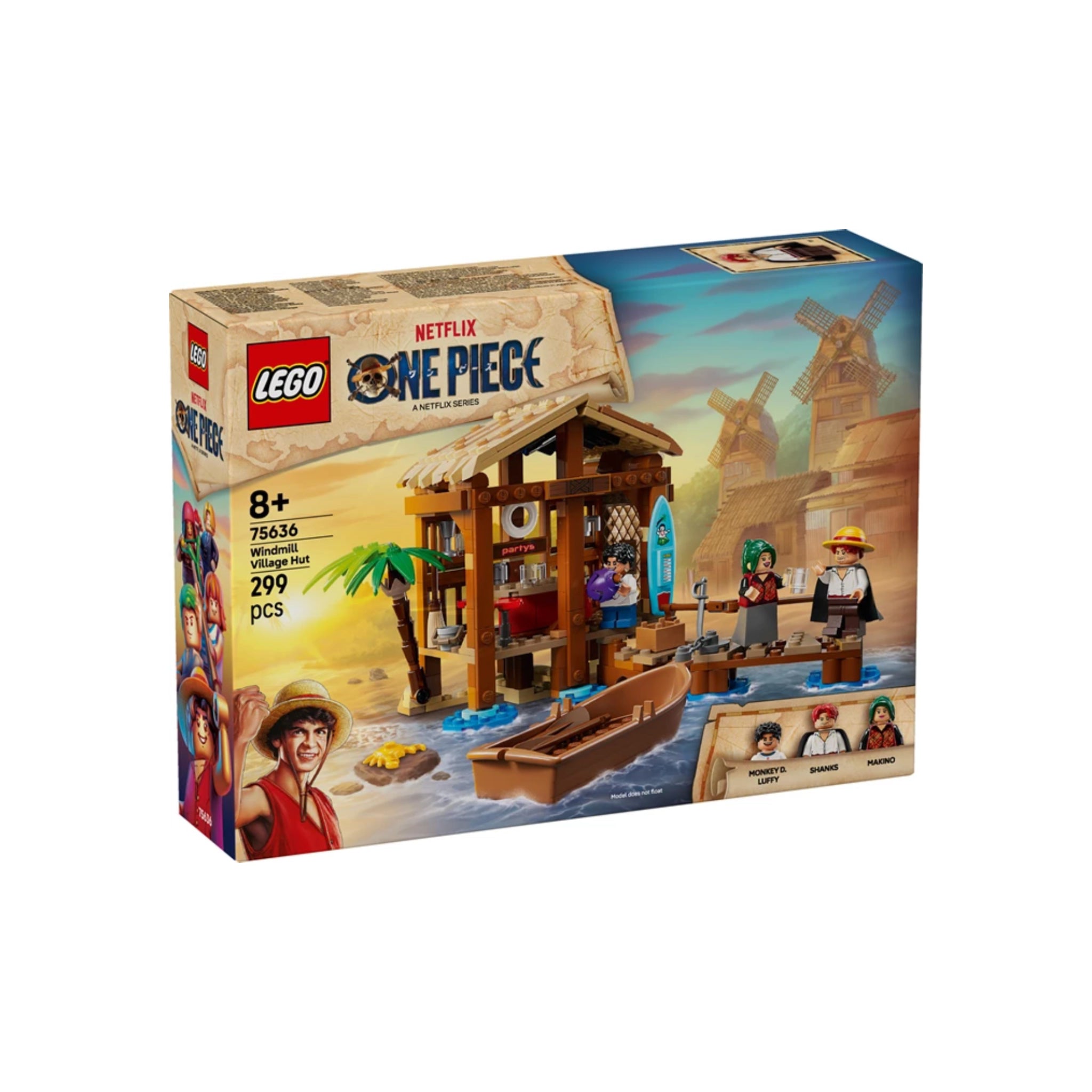 Lego One Piece Hütte im Windmühlendorf 299 Teile