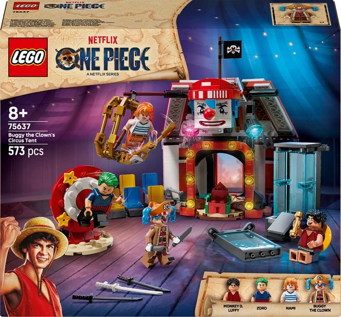 Lego One Piece Zirkuszelt von Buggy dem Clown 573 Teile - SparkLeaf TCG
