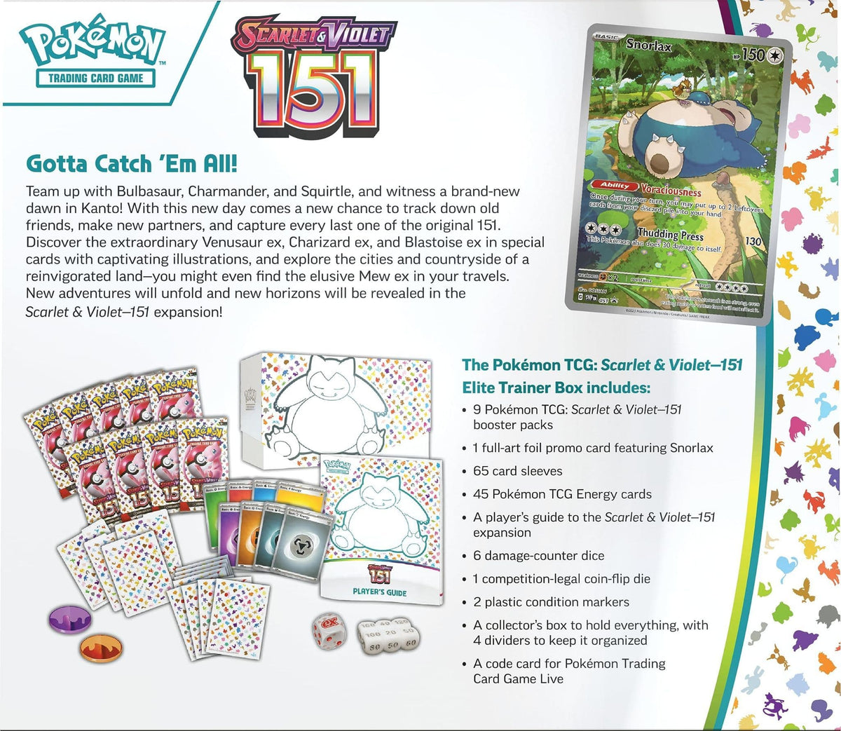 Pokémon - 151 Elite Trainer Box (ETB) - EN - SparkLeaf TCG