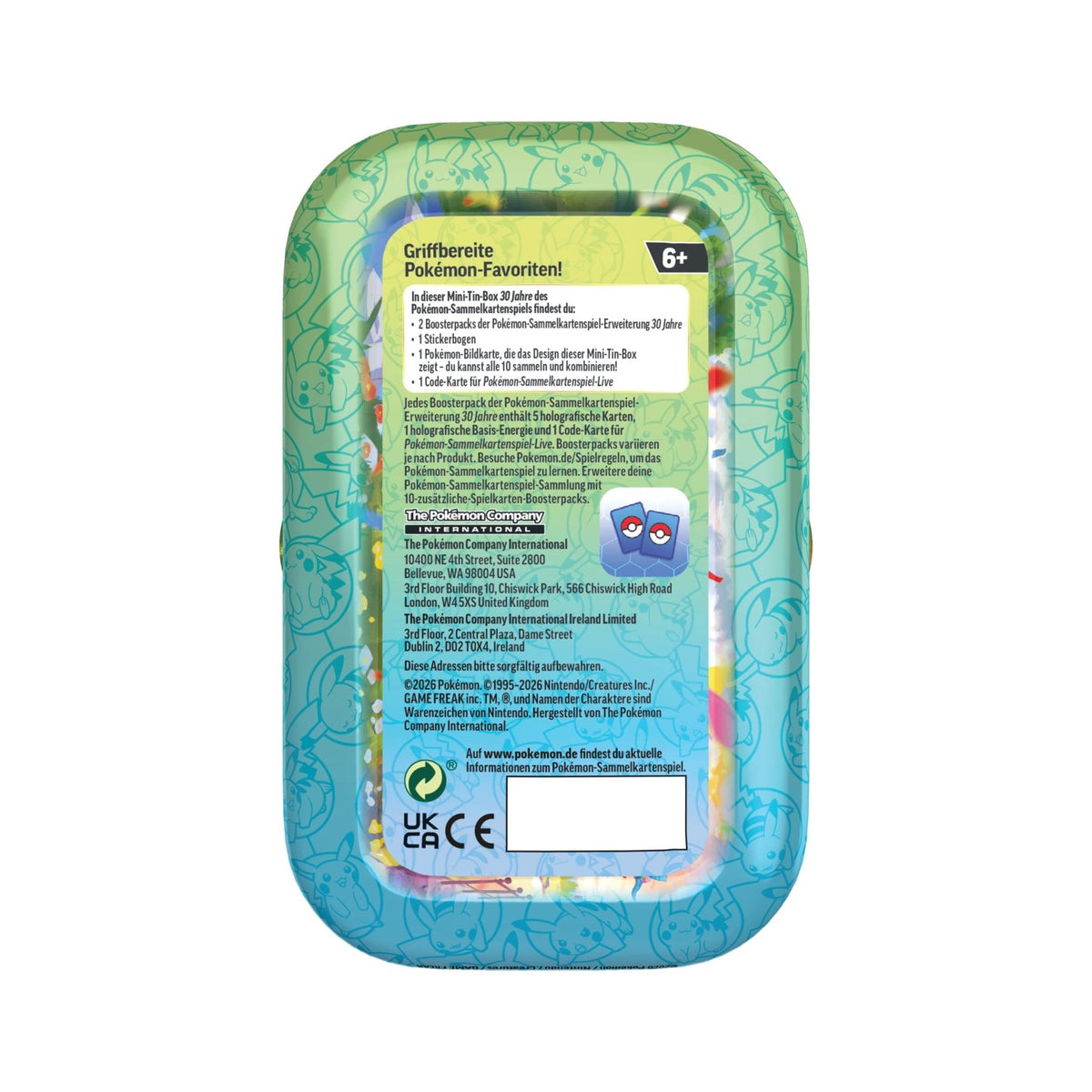 Pokémon - 30th Celebration Mini Tin - SparkLeaf TCG