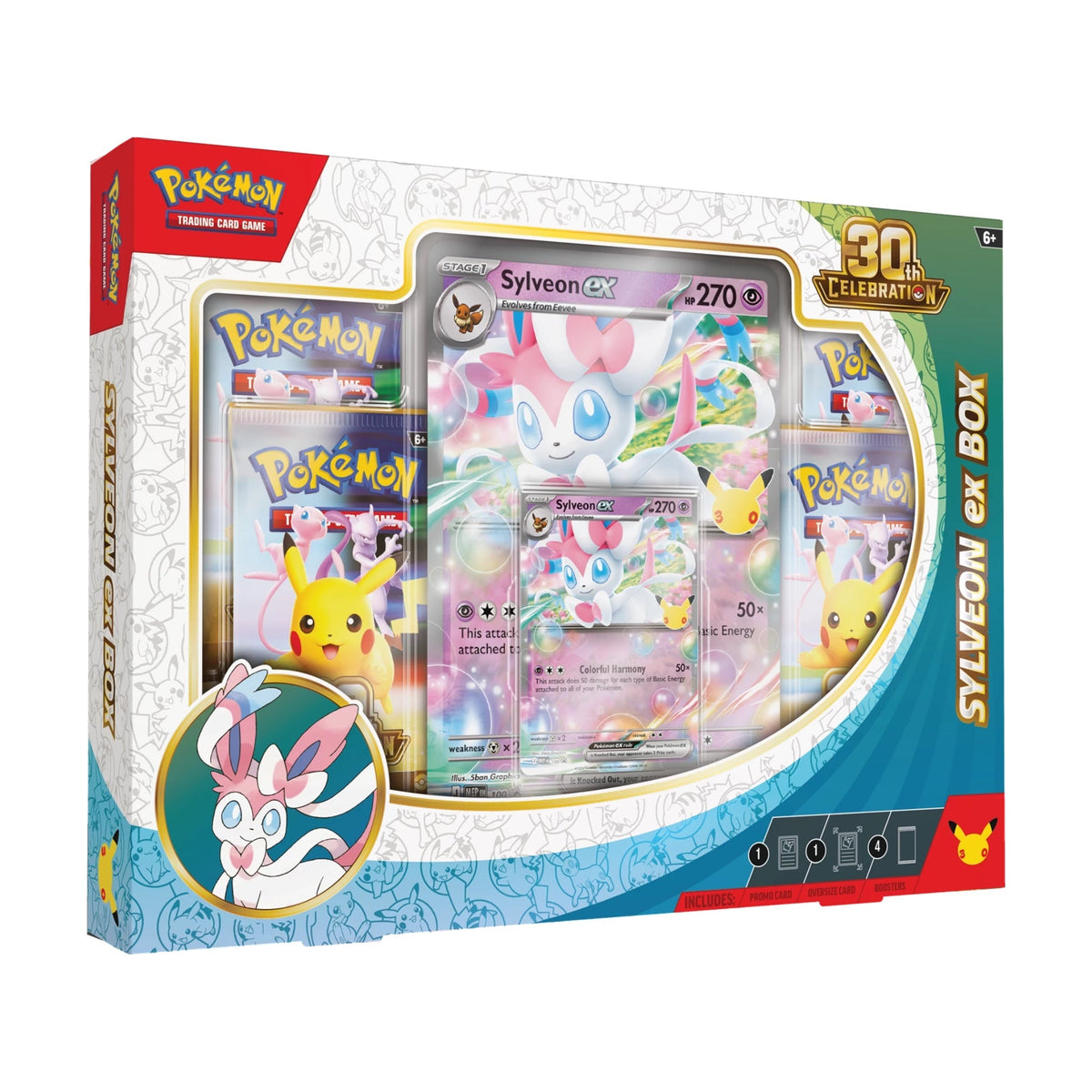 Pokémon - 30th Celebration Sylveon ex Box - SparkLeaf TCG