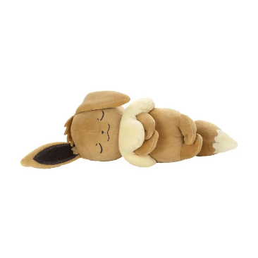 Pokemon Eevee Plushy 133 - Sleeping Pokemon - SparkLeaf TCG