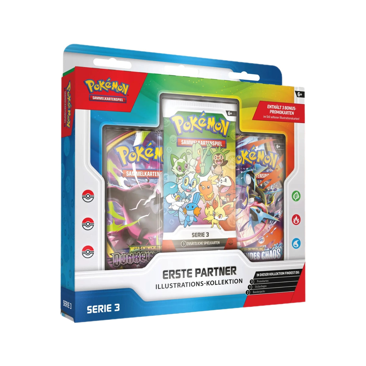 Pokémon - Erste Partner Serie 3 Illustrations Kollektion - DE - SparkLeaf TCG