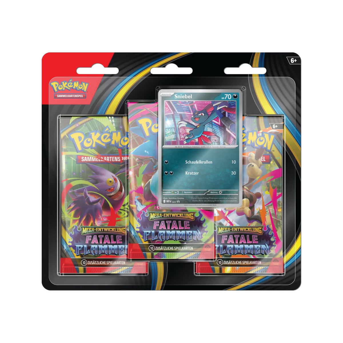 Pokémon - Fatale Flammen 3 - Pack Blister - DE - SparkLeaf TCG