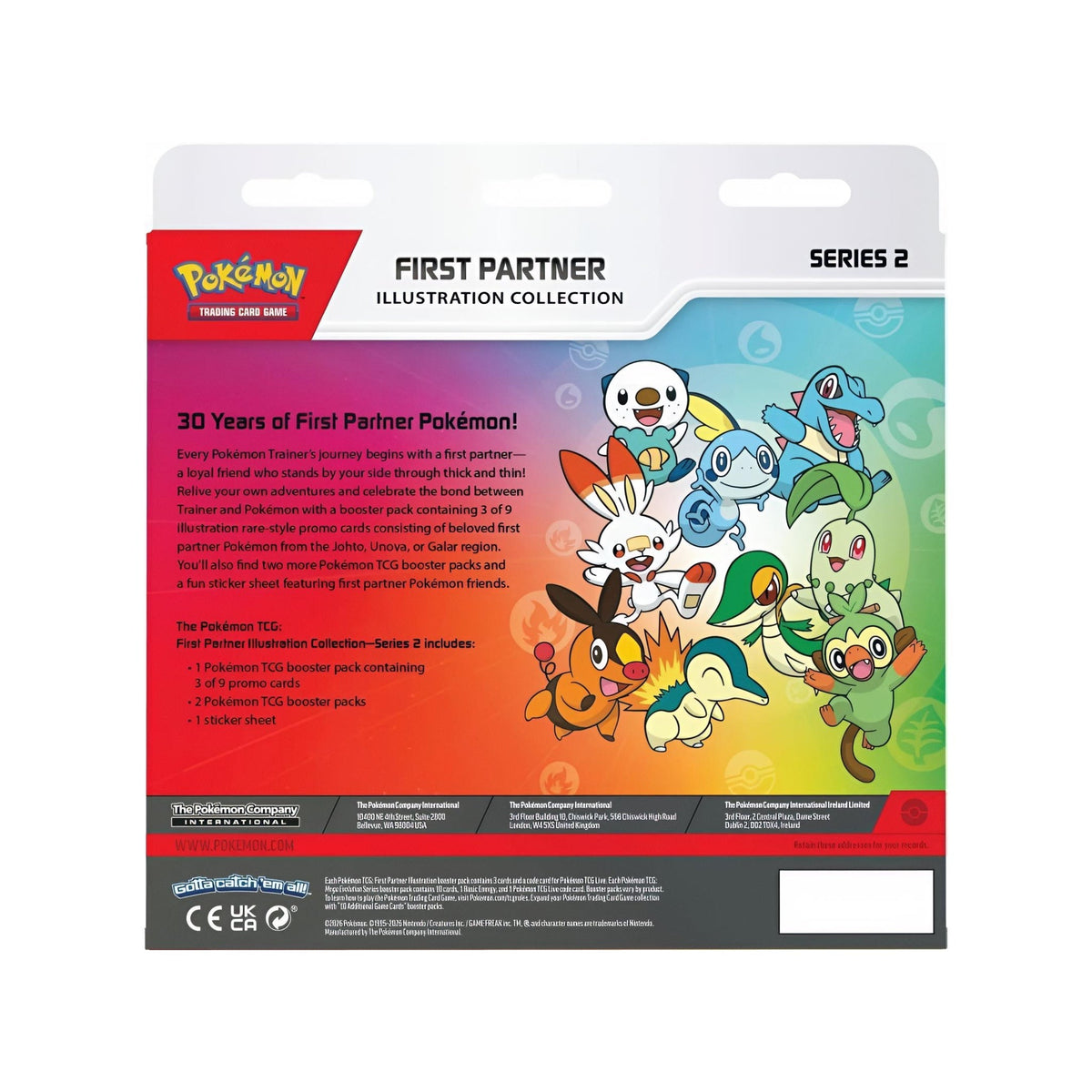 Pokémon - First Partner Illustration Collection Series 2 - Sealed Case - EN - SparkLeaf TCG