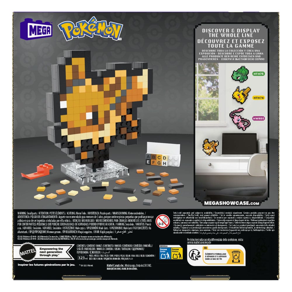 Pokémon MEGA Bauset Eevee Pixel Art - SparkLeaf TCG