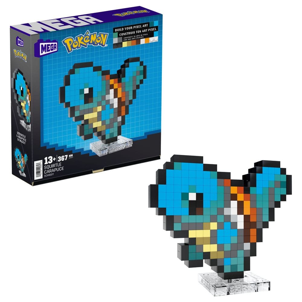 Pokémon MEGA Bauset Squirtle Pixel Art - SparkLeaf TCG