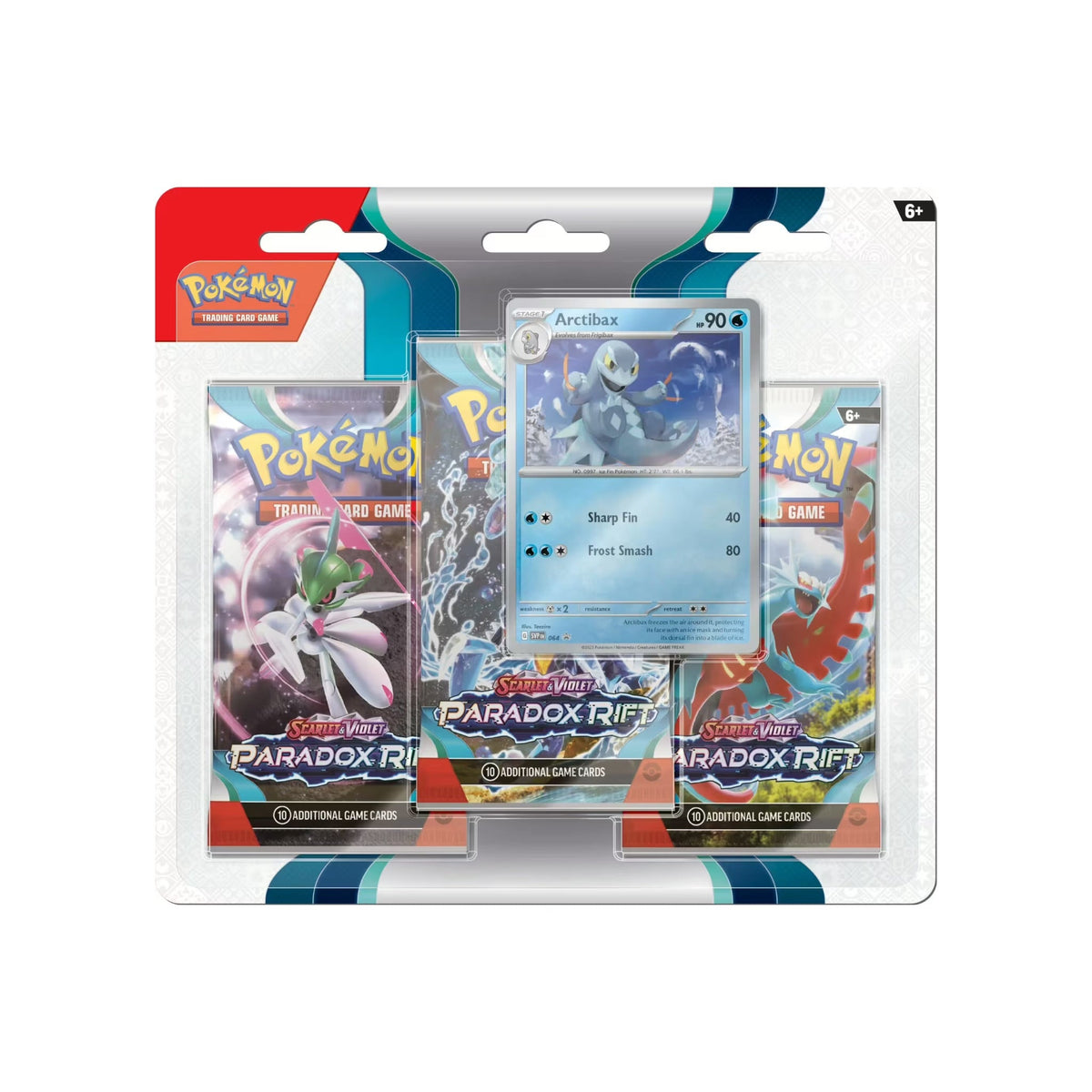 Pokémon - Paradox Rift Three - Pack Blister Arctibax - EN - SparkLeaf TCG