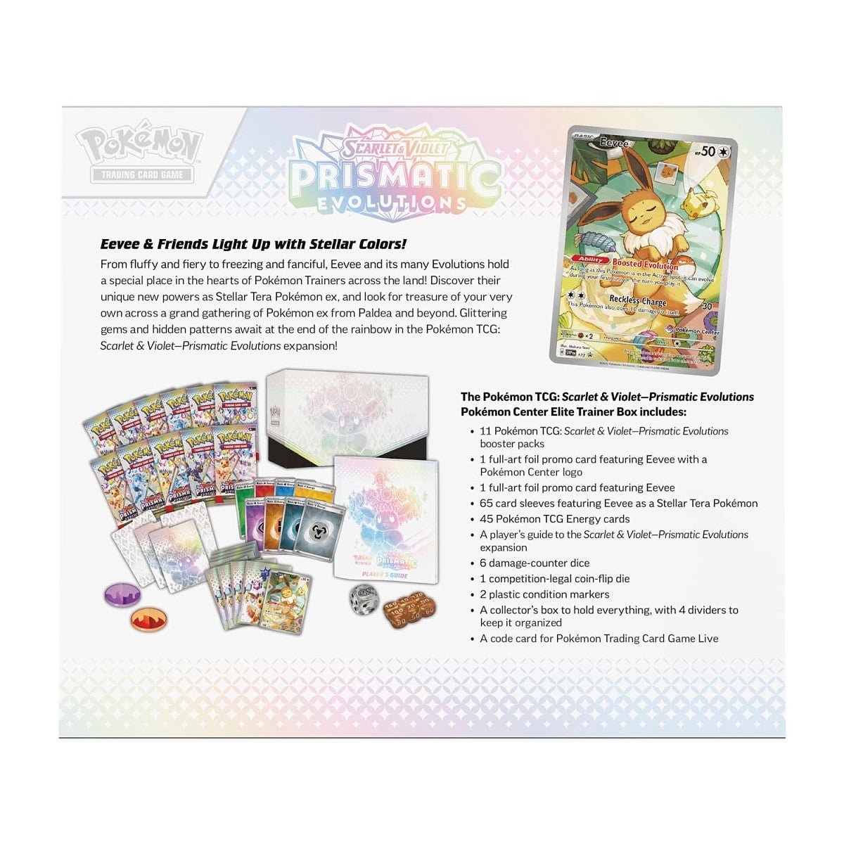 Pokémon - Prismatic Evolutions Elite Trainer Box (ETB) - EN - SparkLeaf TCG