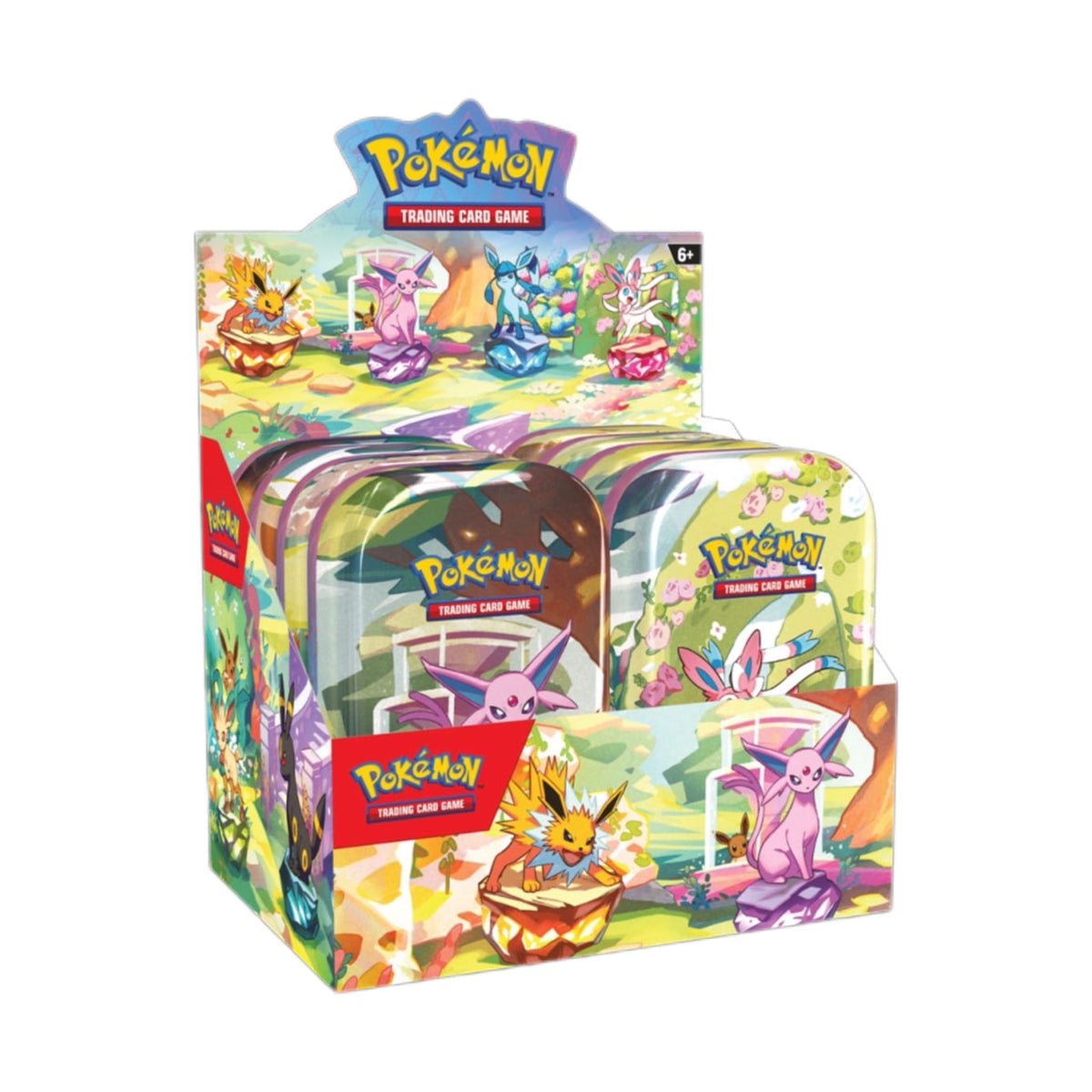 Pokémon - Prismatic Evolutions Mini Tin Display - EN - SparkLeaf TCG