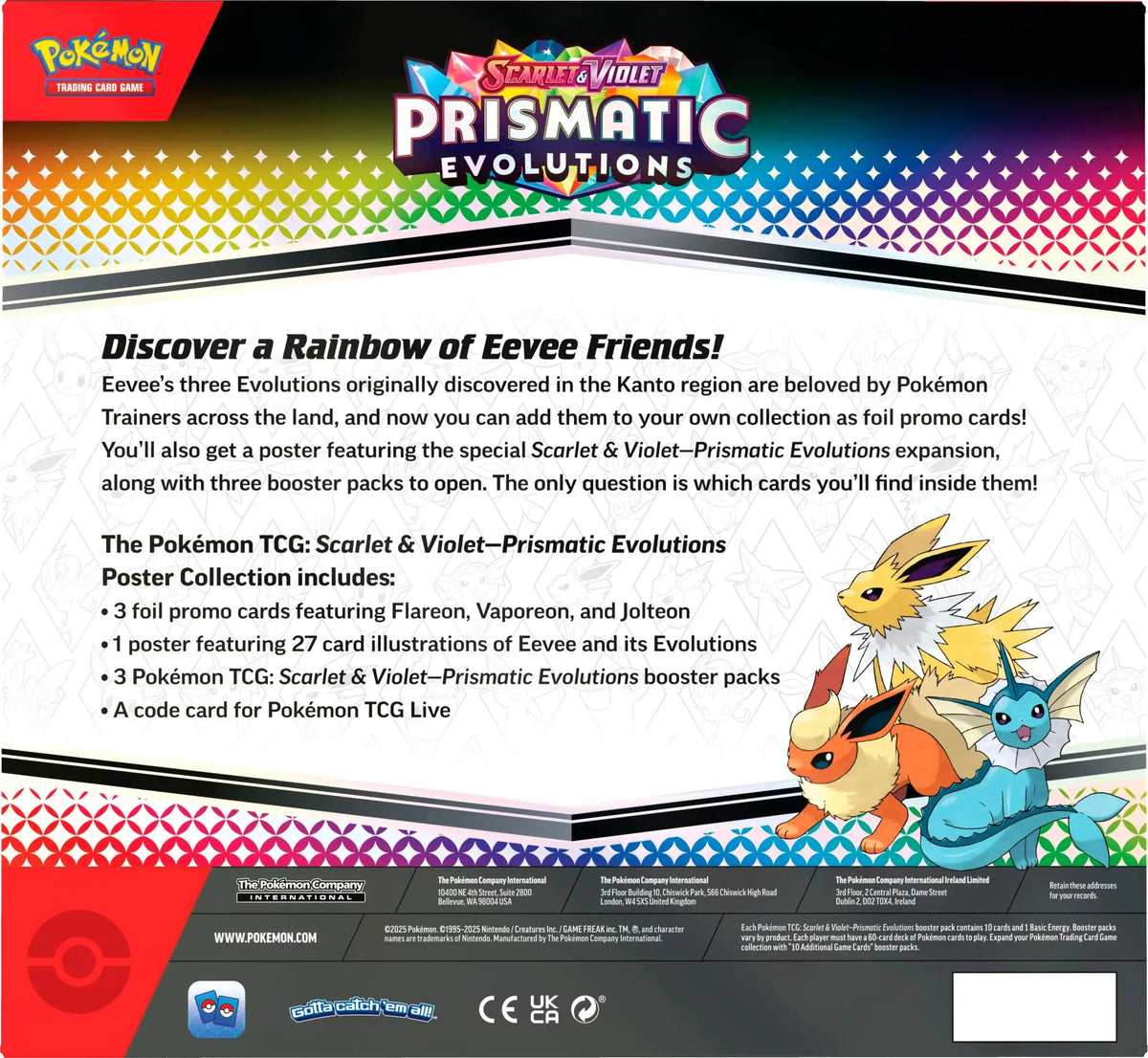Pokémon - Prismatic Evolutions Poster Collection - EN - SparkLeaf TCG