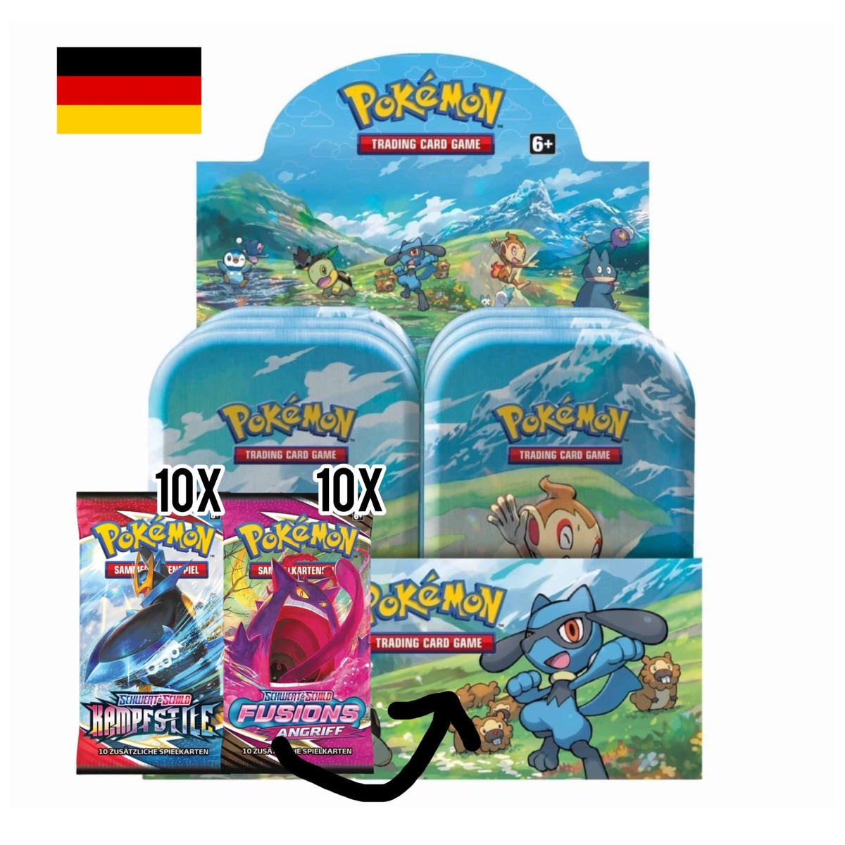 Pokémon - Sinnoh Friends Mini Tin Display - DE - SparkLeaf TCG