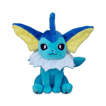 Pokemon Vaporeon Plushy 134 - Sitting Cuties - SparkLeaf TCG