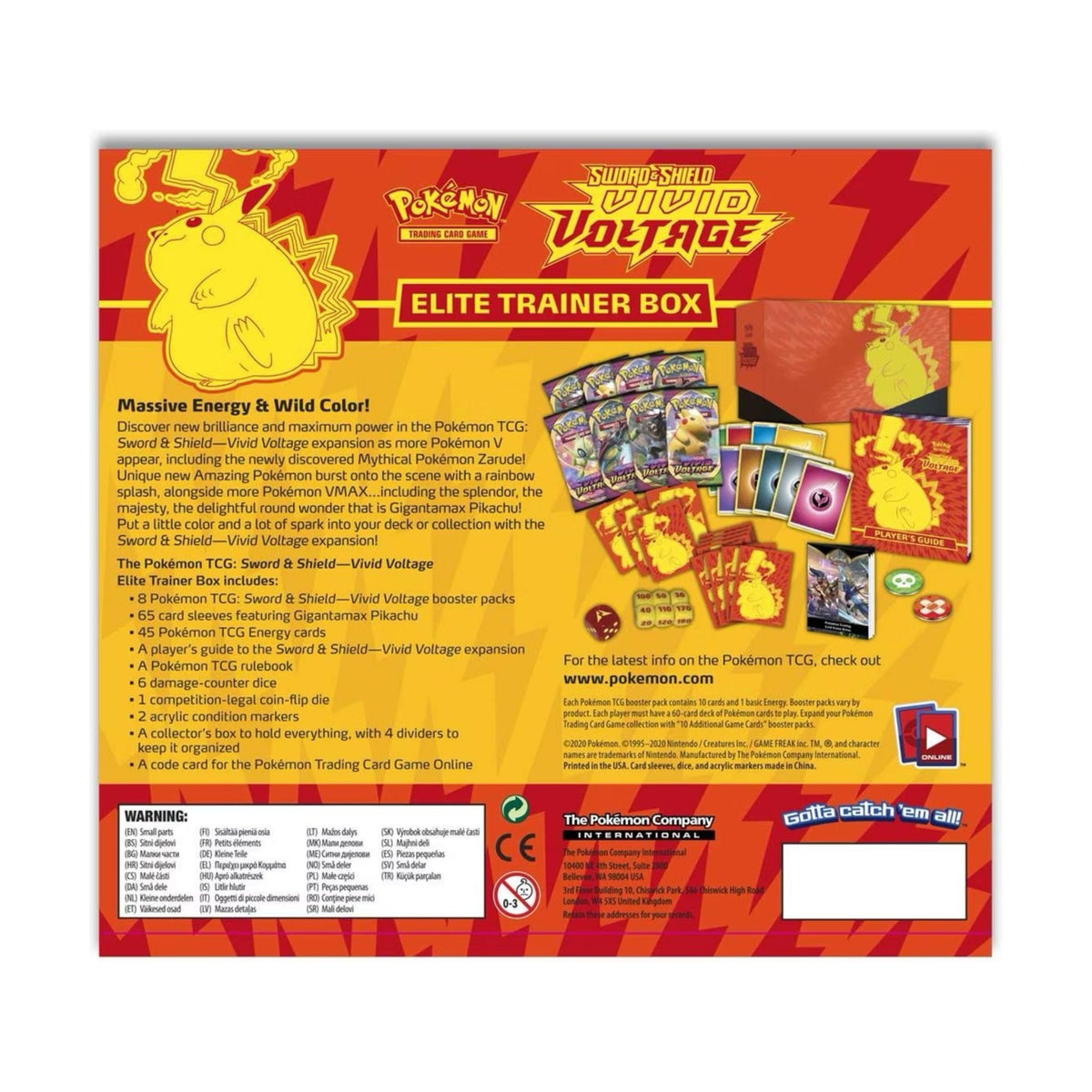 Pokémon - Vivid Voltage Elite Trainer Box (ETB) - EN - SparkLeaf TCG