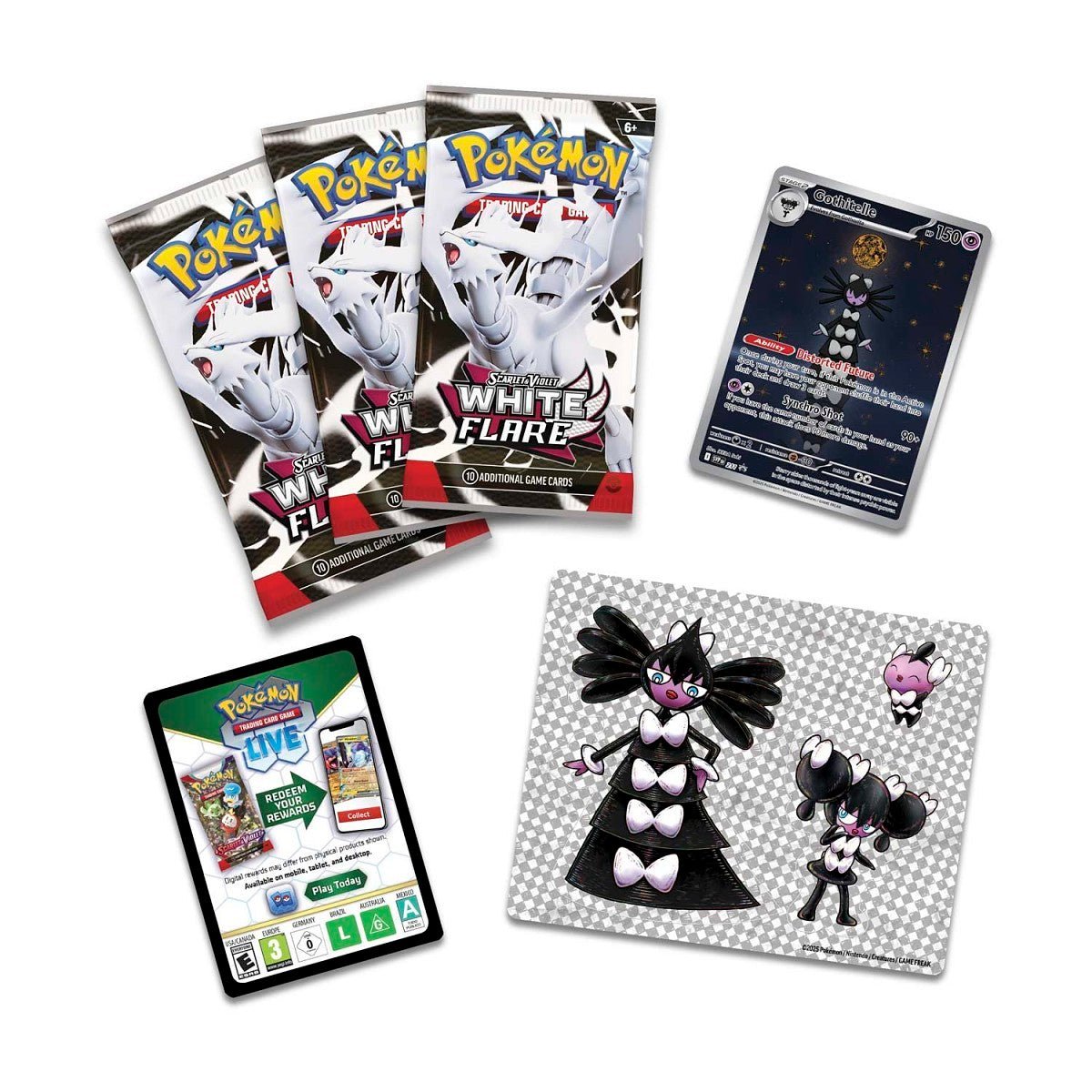 Pokémon - White Flare Tech Sticker Collection Sealed Case - EN - SparkLeaf TCG