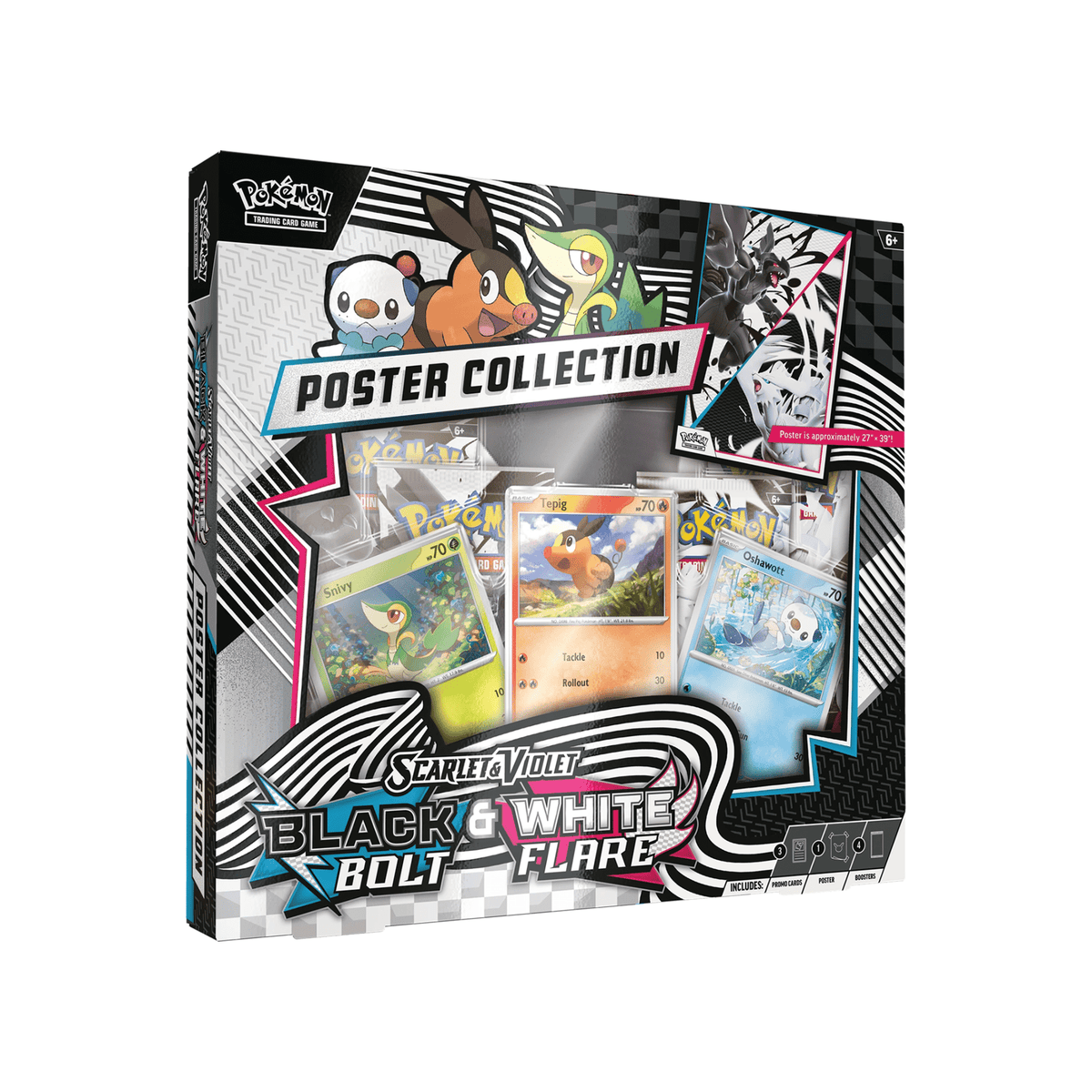 [Pre - Order] Pokémon - Black Bolt & White Flare - Unova Poster Collection - EN - SparkLeaf TCG