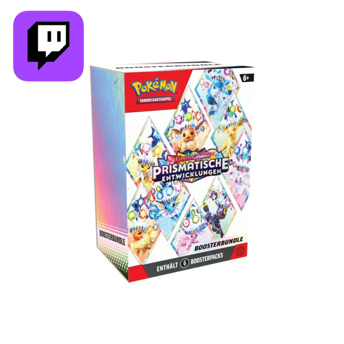 Twitch Stream: Pokémon - Prismatische Entwicklungen Booster Bundle - DE - SparkLeaf TCG